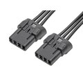 Molex Rectangular Cable Assemblies Mizup25 R-R 4Ckt 600Mm Sn 2153101043